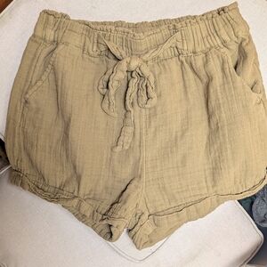 Women's Tan Casual Shorts